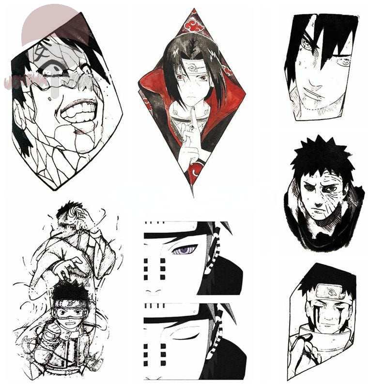 Naruto Temporary Tattoos