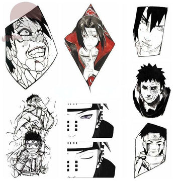 Naruto Temporary Tattoos