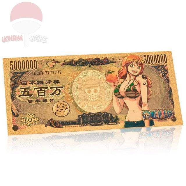 One Piece Gold Foil Banknote