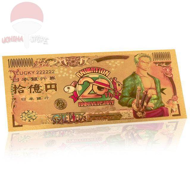 One Piece Gold Foil Banknote