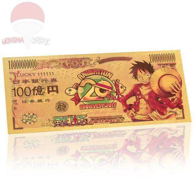 One Piece Gold Foil Banknote