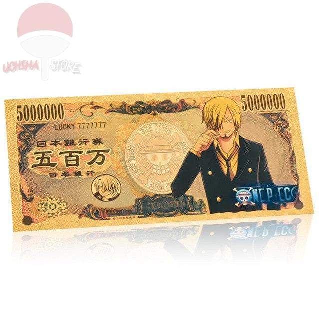 One Piece Gold Foil Banknote