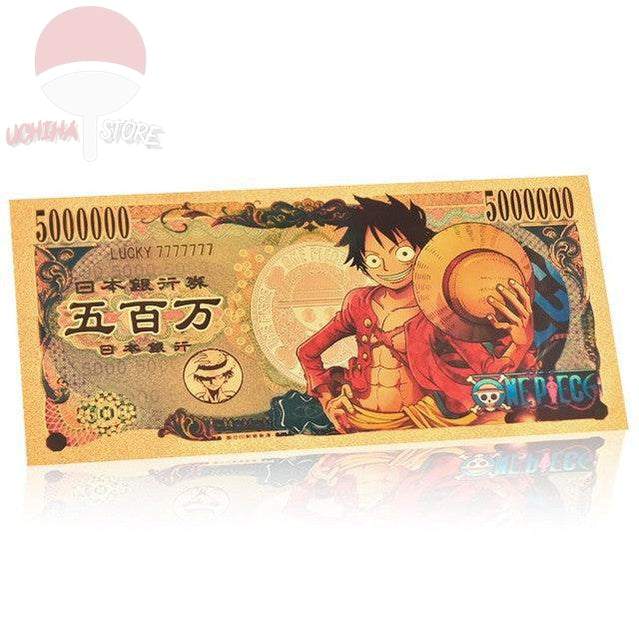 One Piece Gold Foil Banknote