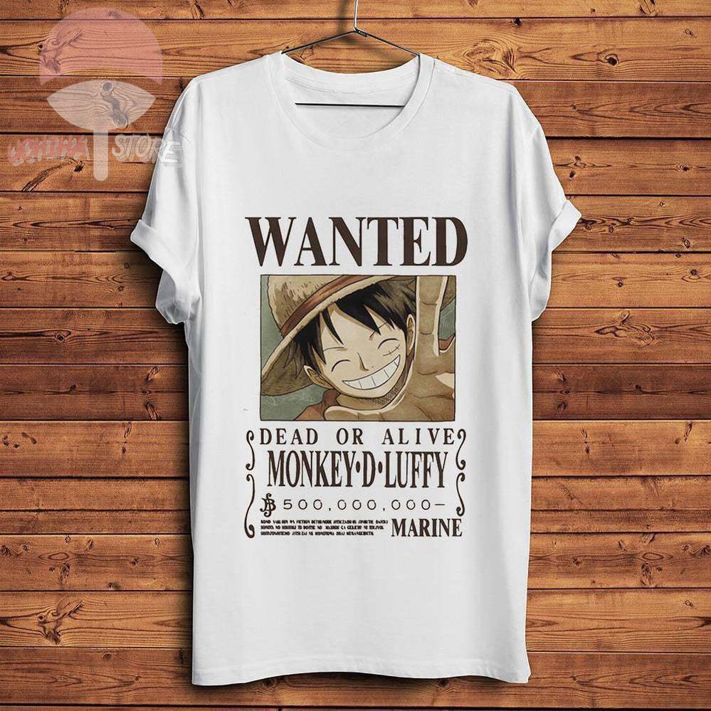 One Piece Luffy Wanted T-shirt