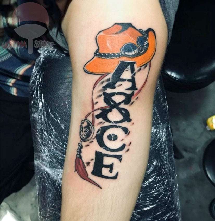 One Piece Luffy, Zoro, Law Ace, Skull Temporary Tattoos