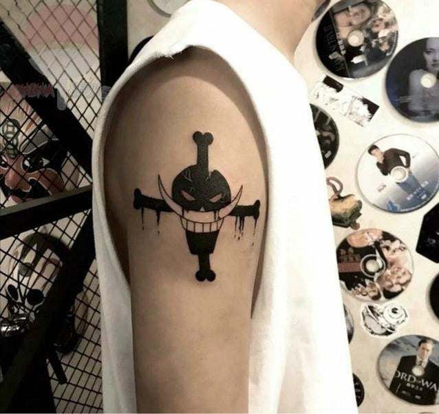 One Piece Luffy, Zoro, Law Ace, Skull Temporary Tattoos