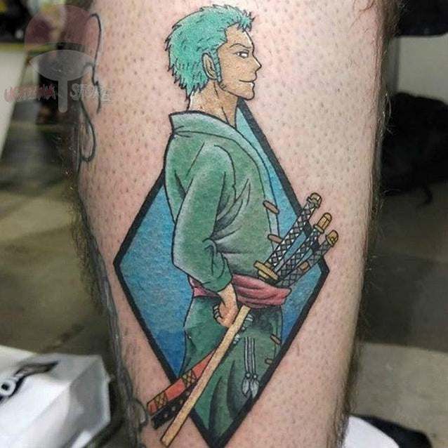 One Piece Luffy, Zoro, Law Ace, Skull Temporary Tattoos