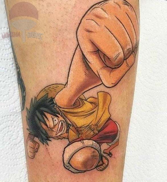 One Piece Luffy, Zoro, Law Ace, Skull Temporary Tattoos