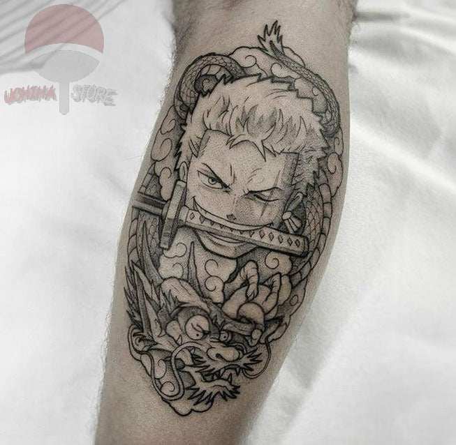 One Piece Luffy, Zoro, Law Ace, Skull Temporary Tattoos