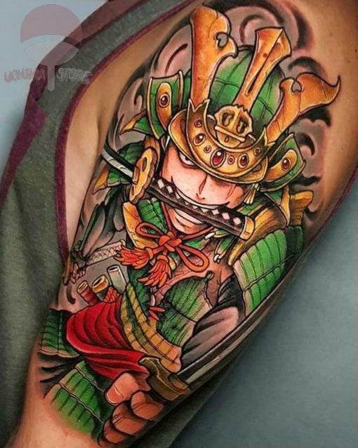 One Piece Luffy, Zoro, Law Ace, Skull Temporary Tattoos