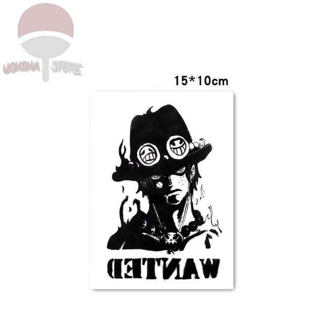 One Piece Temporary Tattoos