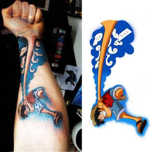 One Piece Temporary Tattoos
