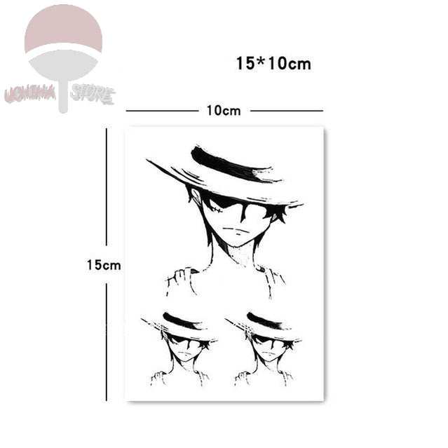 One Piece Temporary Tattoos