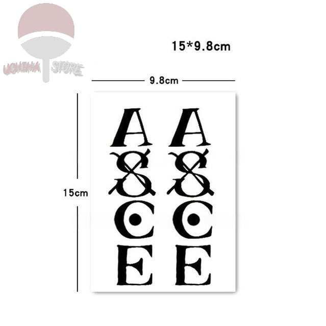 One Piece Temporary Tattoos