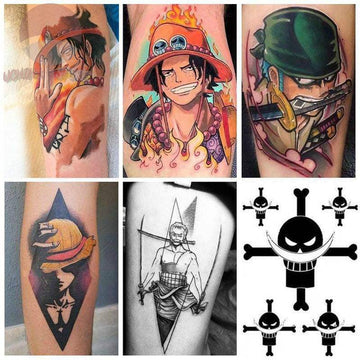 One Piece Temporary Tattoos