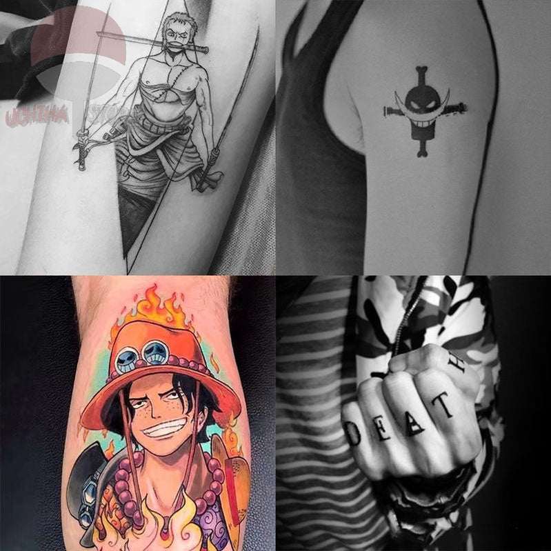 One Piece Temporary Tattoos