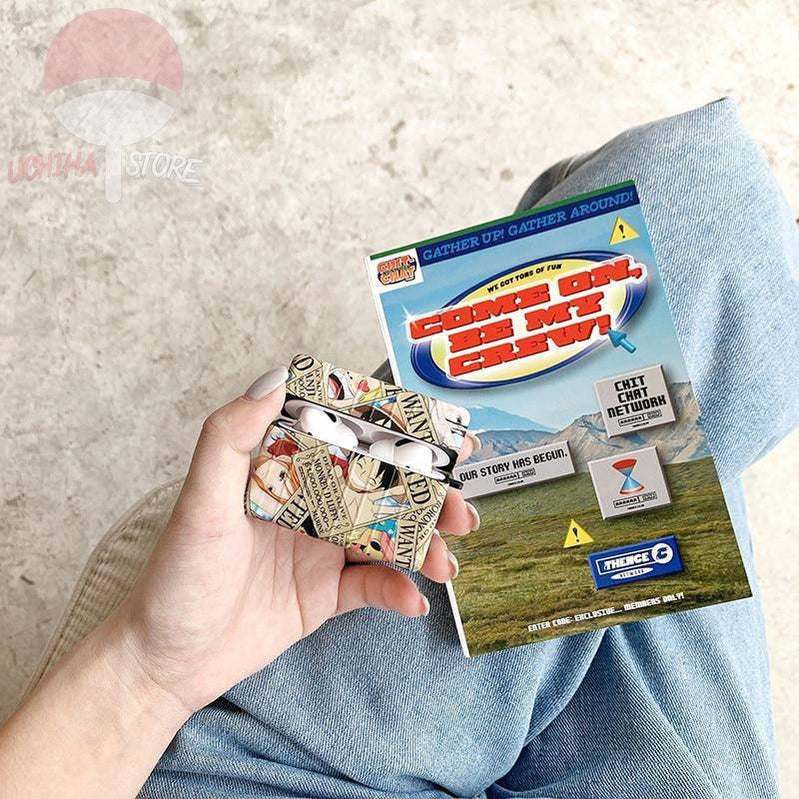 One Piece Wanted AirPods Case