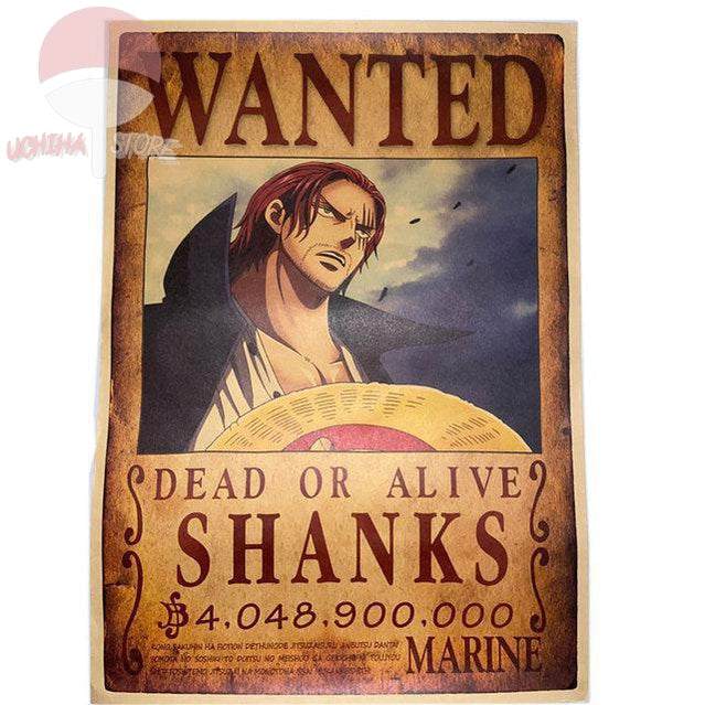 One Piece Wantet Dead Or Alive Poster 51x36cm