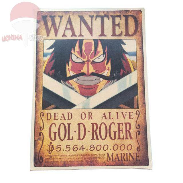 One Piece Wantet Dead Or Alive Poster 51x36cm