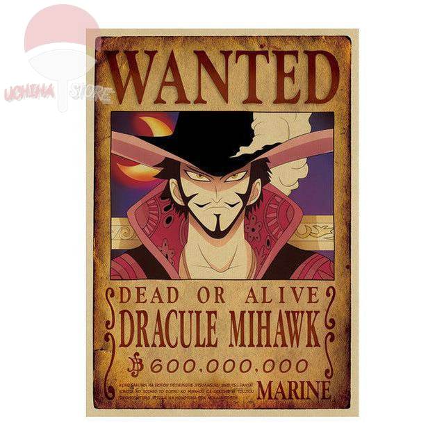 One Piece Wantet Dead Or Alive Poster 51x36cm