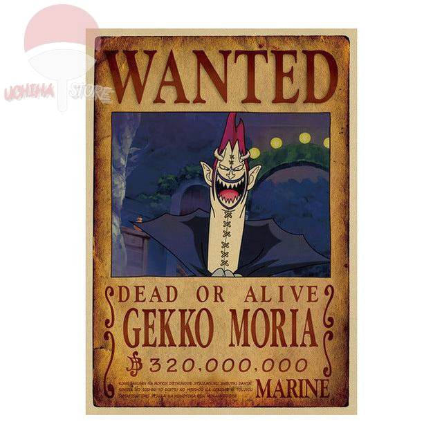 One Piece Wantet Dead Or Alive Poster 51x36cm