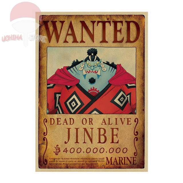 One Piece Wantet Dead Or Alive Poster 51x36cm