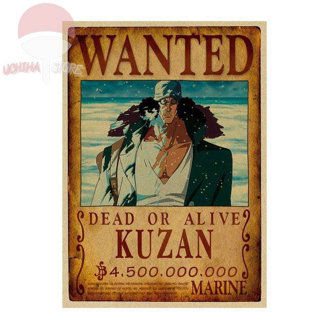 One Piece Wanted Dead Or Alive Poster 51x36cm - Anime Decor