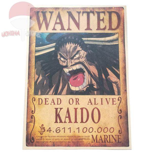 One Piece Wantet Dead Or Alive Poster 51x36cm