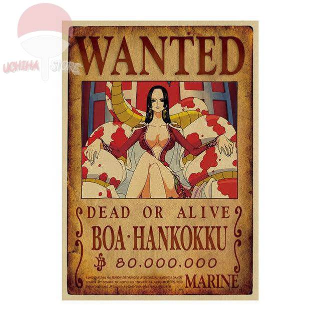 One Piece Wantet Dead Or Alive Poster 51x36cm