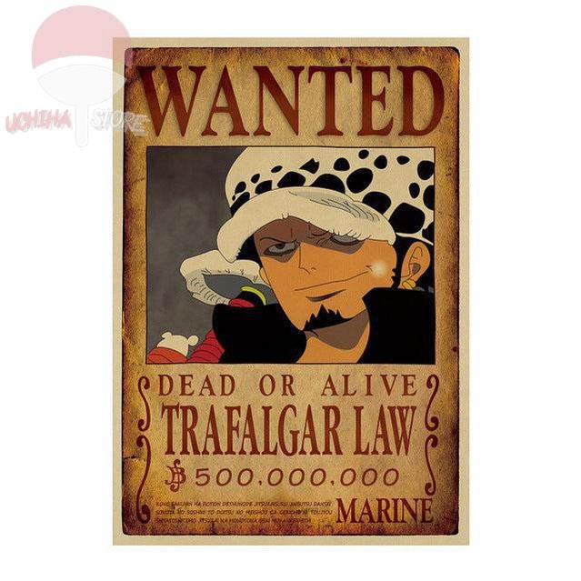 One Piece Wantet Dead Or Alive Poster 51x36cm