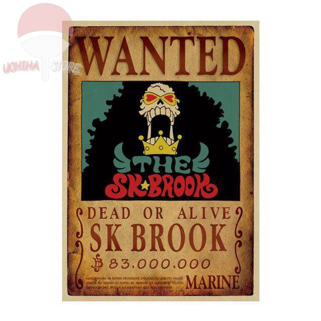 One Piece Wantet Dead Or Alive Poster 51x36cm