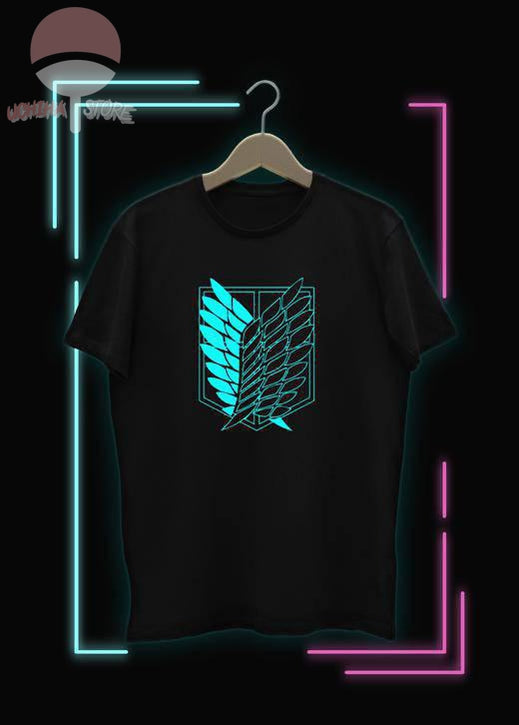 Attack on Titan Luminous Glow in The Dark T-Shirt - uchihasstores