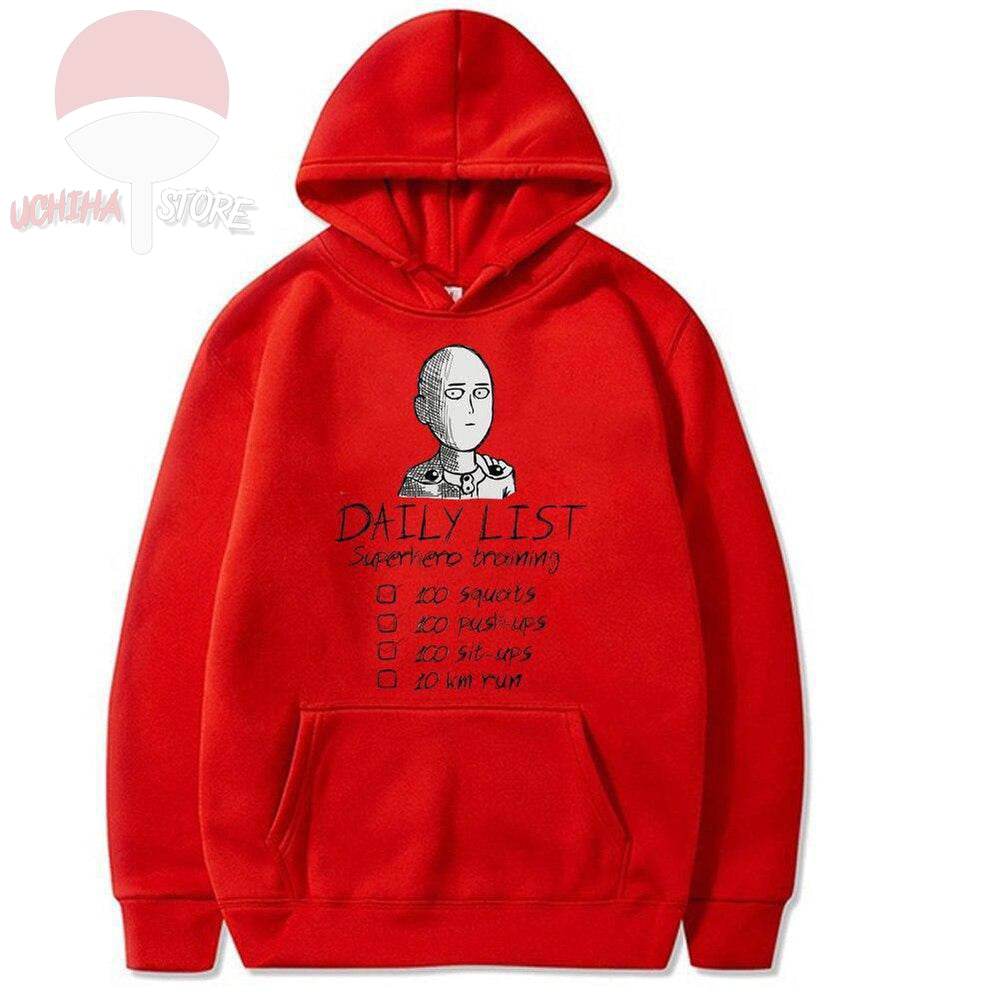 Saitama Workout Hoodie