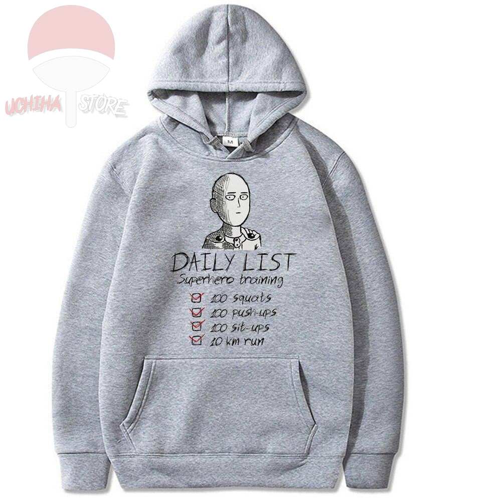 Saitama Workout Hoodie
