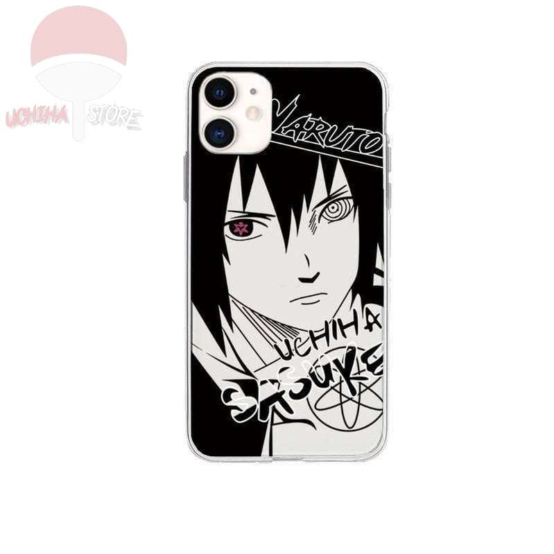 Sasuke Painted White/Black iPhone Case