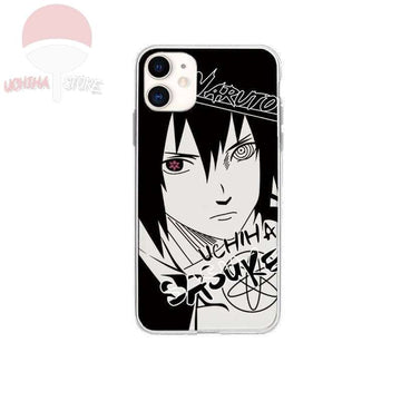 Sasuke Painted White/Black iPhone Case