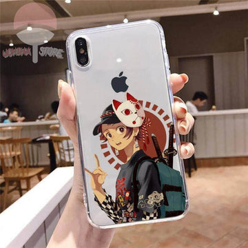 Tanjiiro Mask iPhone Case