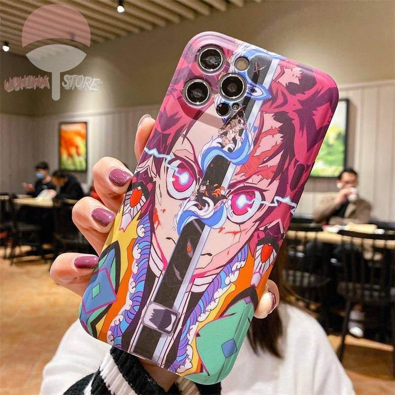 Tanjiro Split Demon Slayer iPhone Case