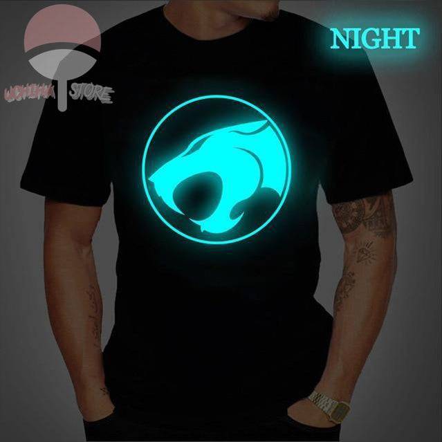 Thunder Cat Luminous Glow in The Dark T-Shirt