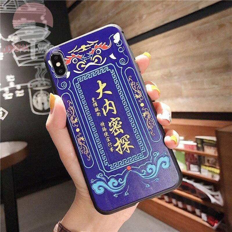Traditional Chinese Box Pattern iPhone Case