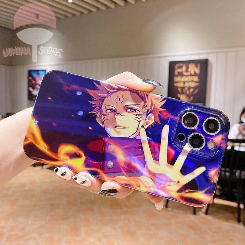 Yuji Itadori Flames iPhone Case