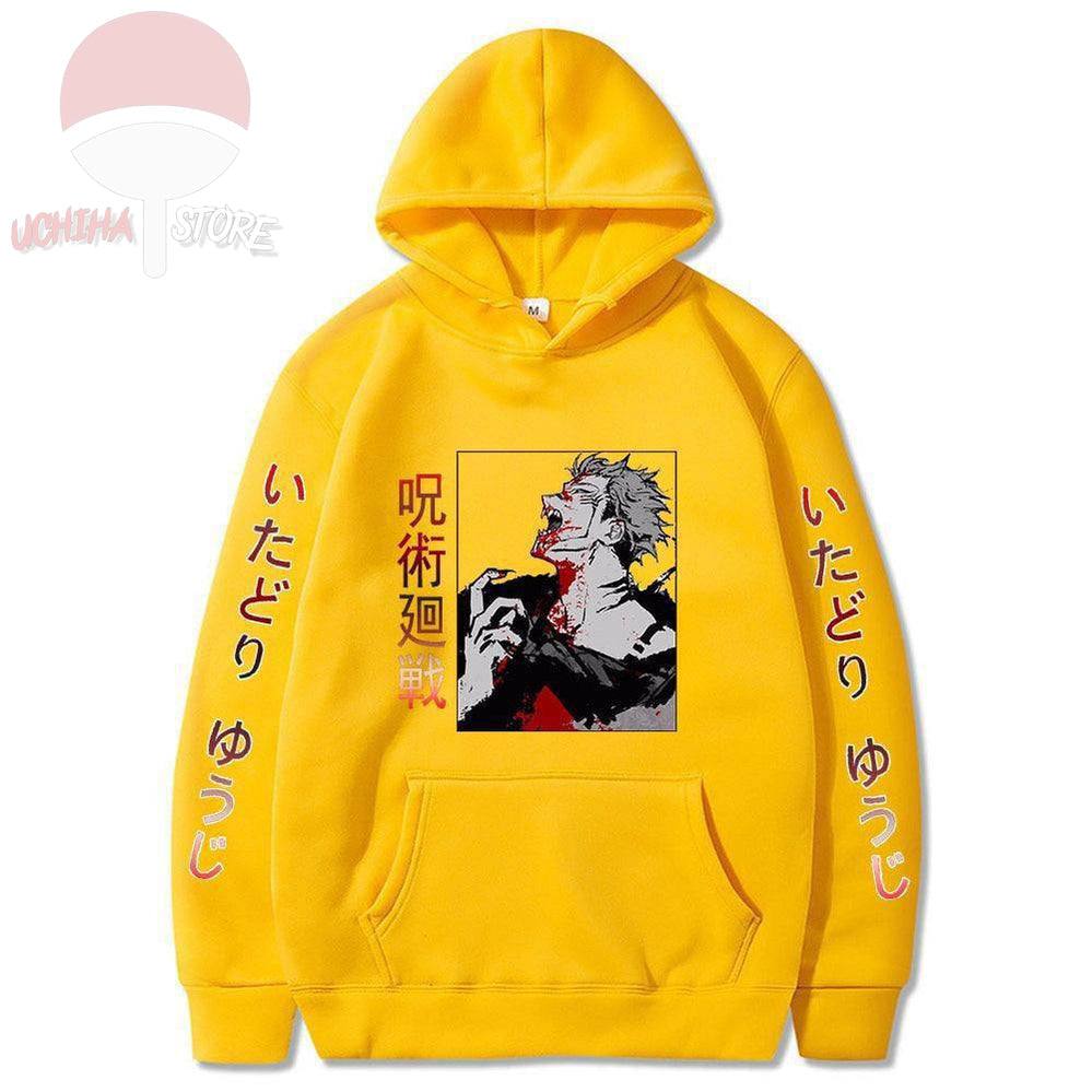Yuji Jujutsu Kaisen Printed Hoodie