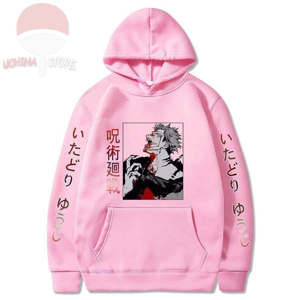 Yuji Jujutsu Kaisen Printed Hoodie