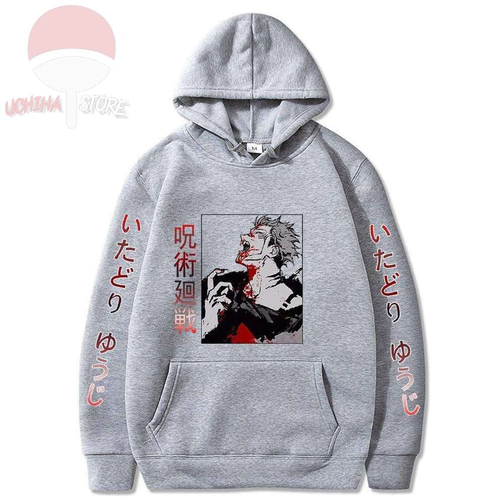 Yuji Jujutsu Kaisen Printed Hoodie