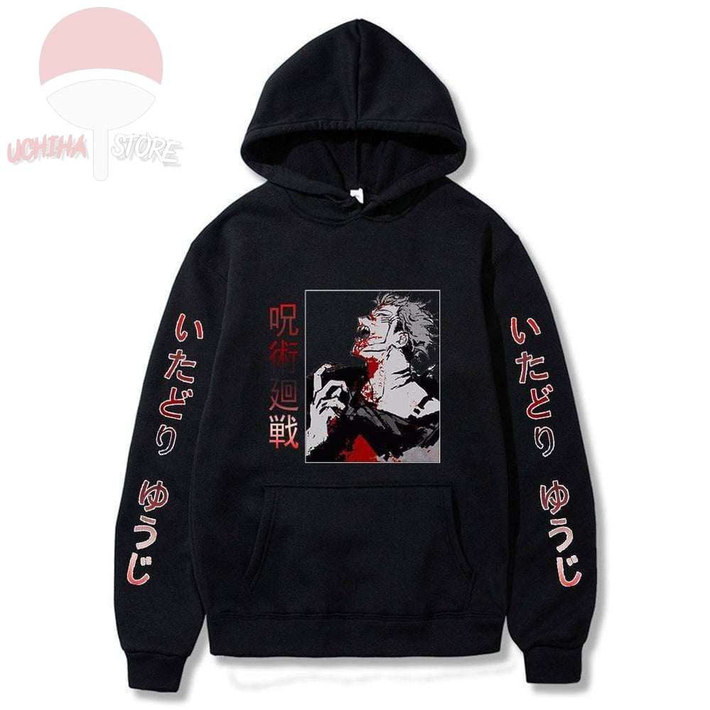 Yuji Jujutsu Kaisen Printed Hoodie