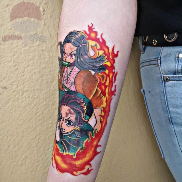 Demon Slayer Temporary Tattoo - Uchiha Store