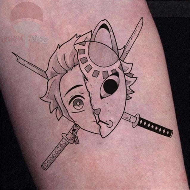 Demon Slayer Temporary Tattoo - Uchiha Store