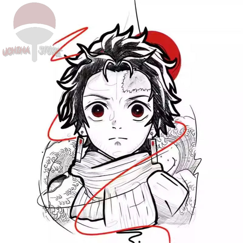 Demon Slayer Temporary Tattoo - Uchiha Store