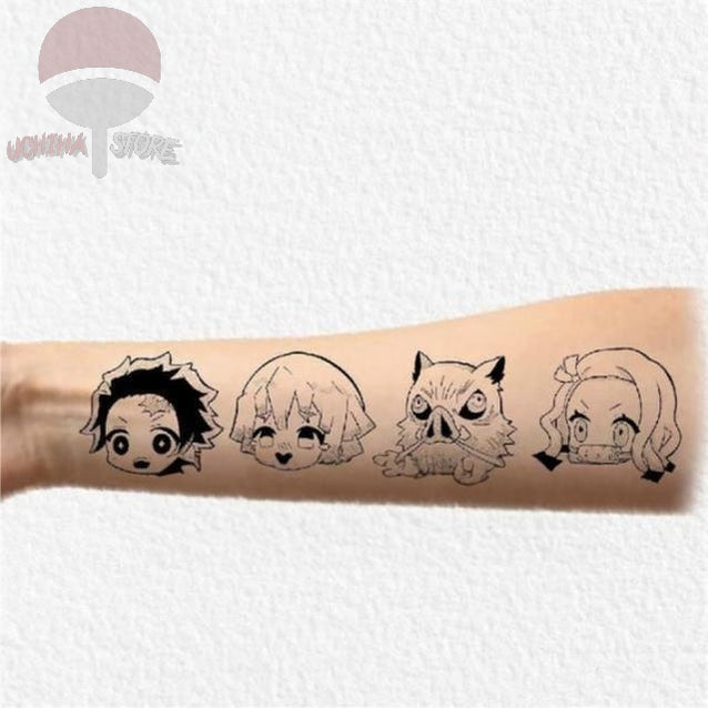 Demon Slayer Temporary Tattoo - Uchiha Store