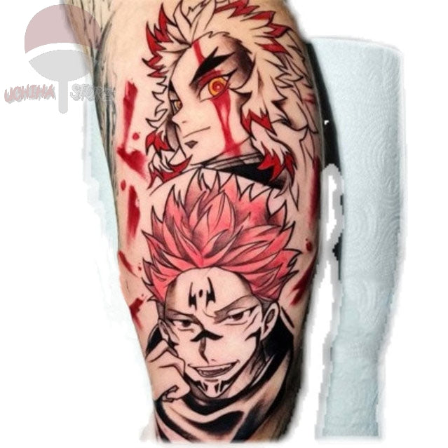 Dragon Ball, Jujutsu kaisen, Naruto Temporary Tattoos - Uchiha Store